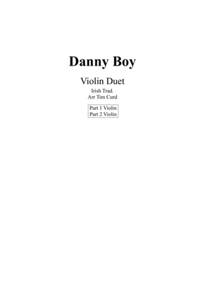 Book cover for Danny Boy. Violin Duet