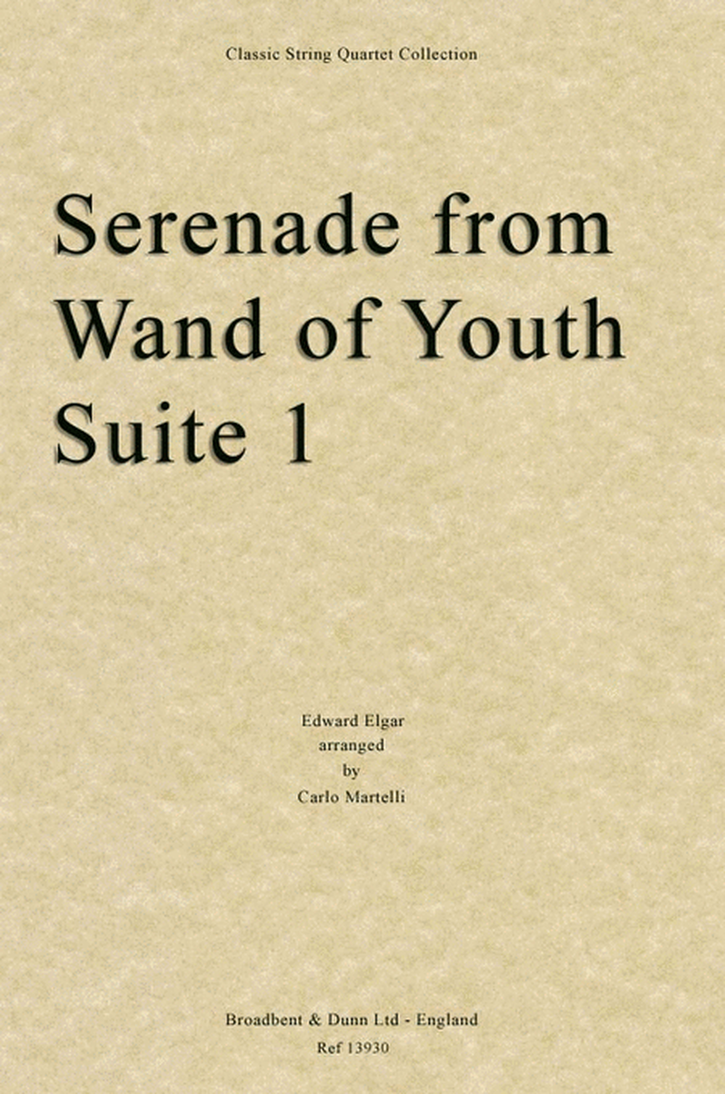 Serenade from Wand of Youth Suite One