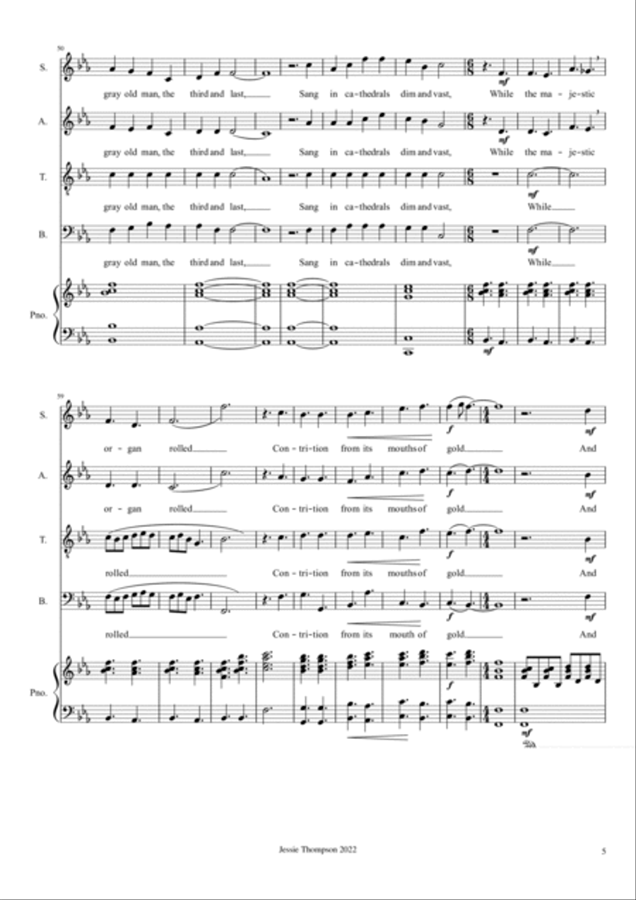 The Singers The Singers 4-Part scores gallery preview page 5