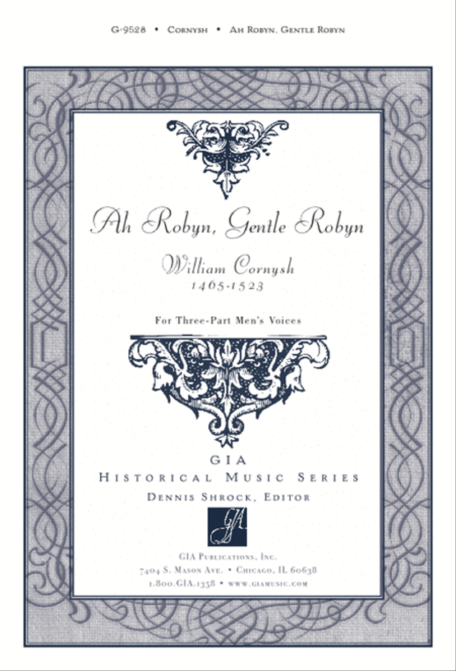 Ah Robyn, Gentle Robyn Ah Robyn, Gentle Robyn 3-Part scores gallery preview page 1