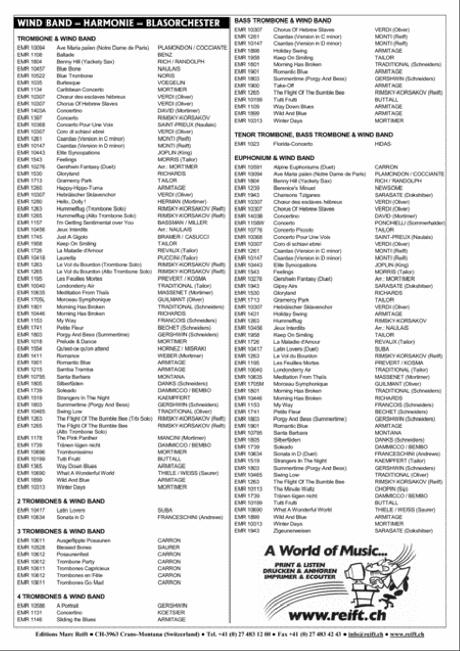 Lauretta Concert Band scores gallery preview page 11