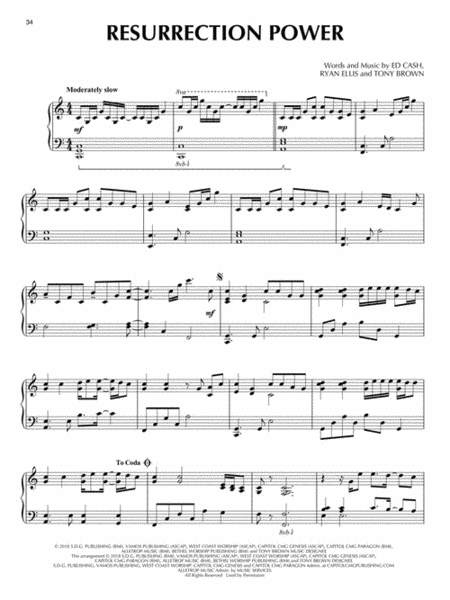Chris Tomlin for Piano Solo by Chris Tomlin Piano Solo - Sheet Music
