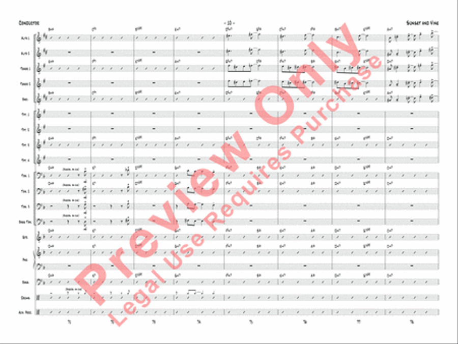 Sunset and Vine Jazz Ensemble scores gallery preview page 13