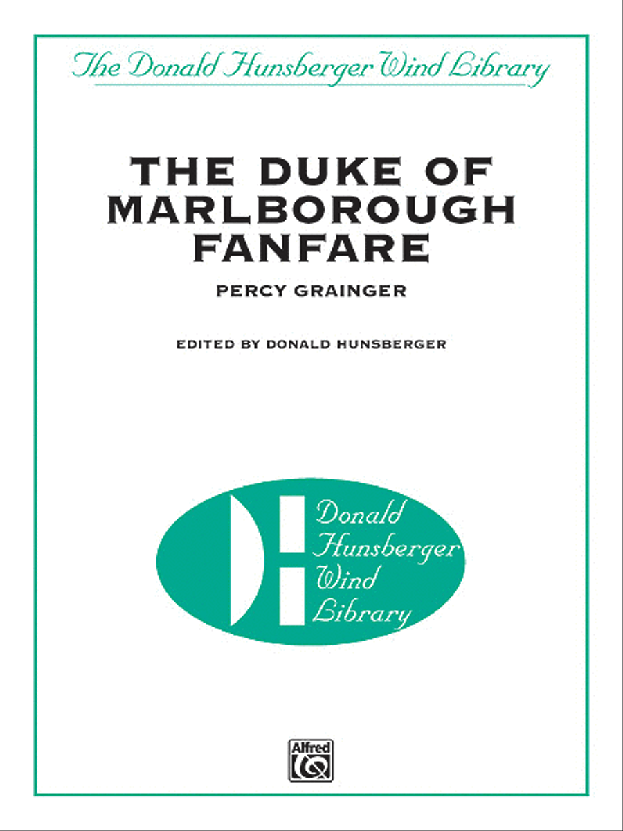 The Duke of Marlborough Fanfare Concert Band scores gallery preview page 1