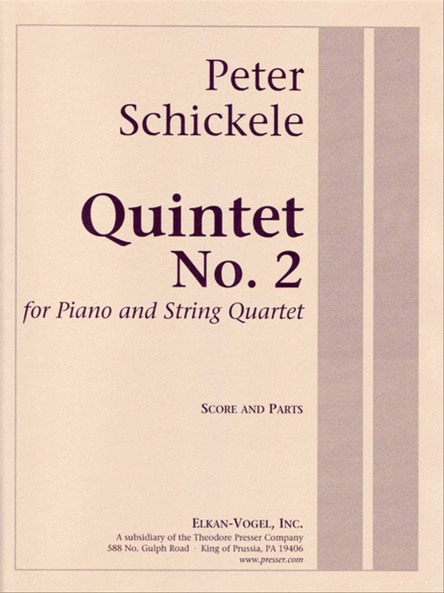 Quintet No. 2 Chamber Music scores gallery preview page 1