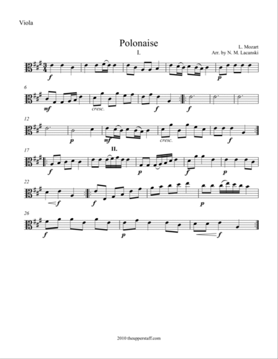 Polonaise String Orchestra scores gallery preview page 3