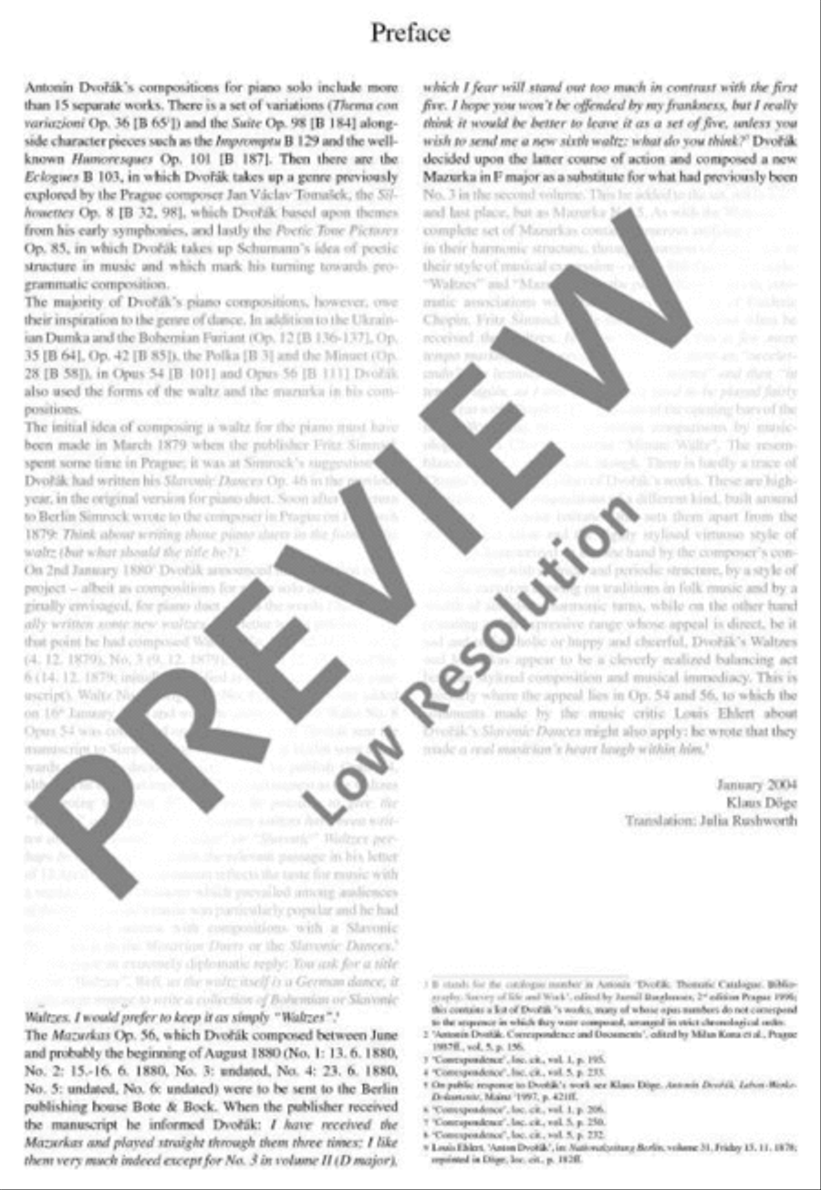 Waltzes and Mazurkas Piano Solo scores gallery preview page 3
