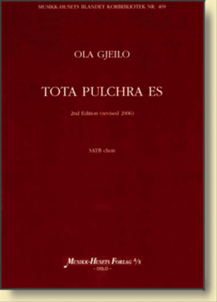 Tota Pulchra Es 4-Part scores gallery preview page 1