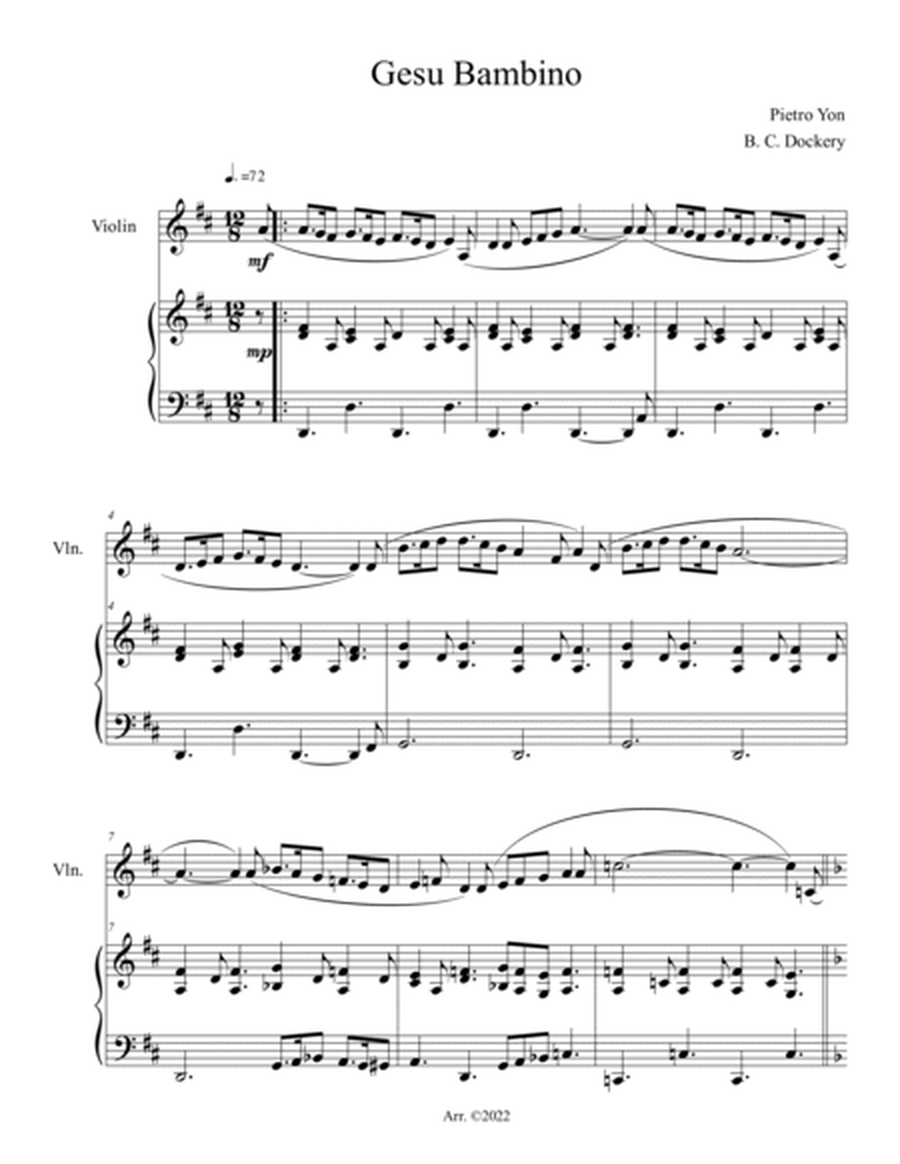 10 Christmas Solos for Violin with Piano Accompaniment (Vol. 4) image number null