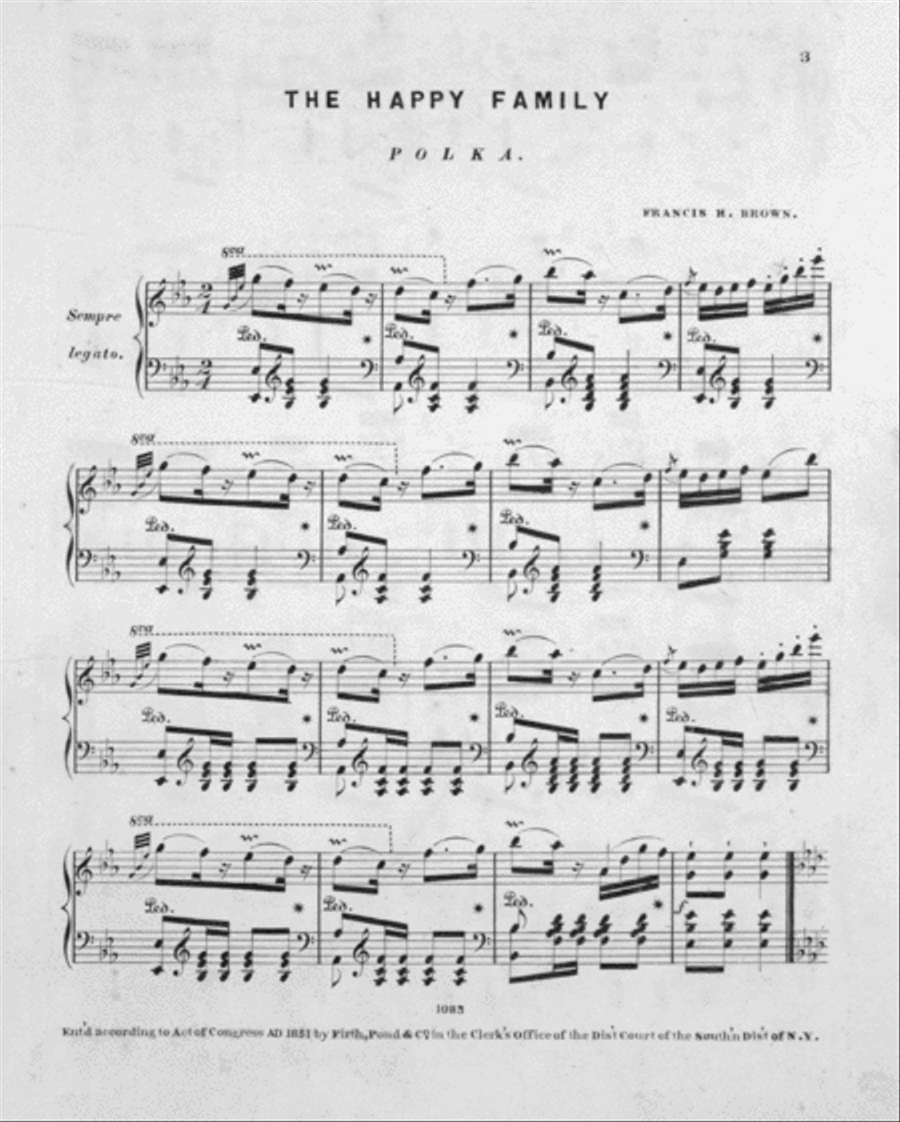 Happy Family Polka Piano Solo scores gallery preview page 2