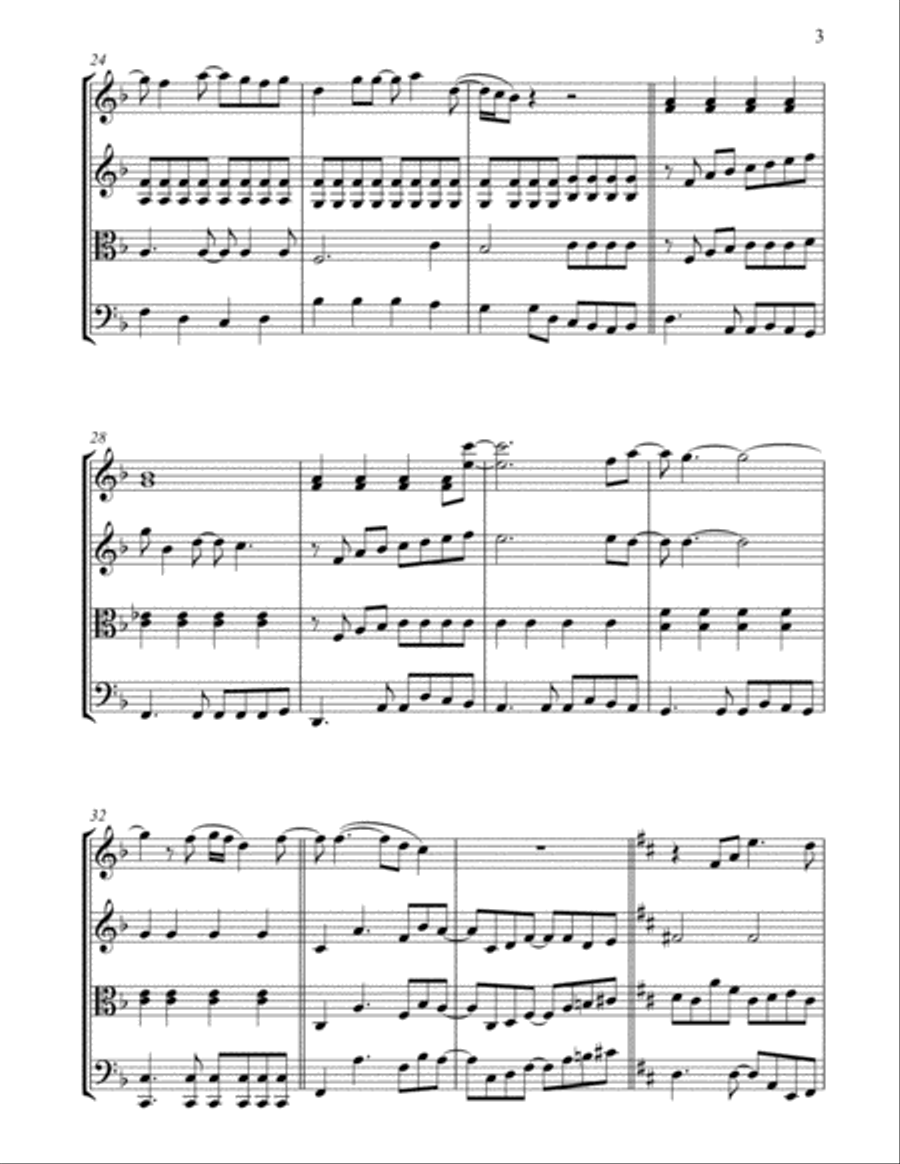 Wouldn't It Be Nice Wouldn't It Be Nice String Quartet scores gallery preview page 3