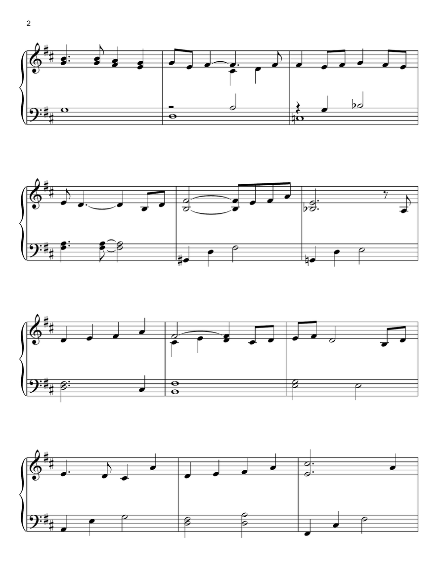 Eyes On Me (from Final Fantasy VIII) Easy Piano scores gallery preview page 2