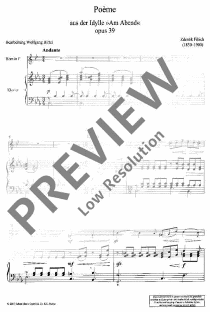 Poème Piano Accompaniment scores gallery preview page 3