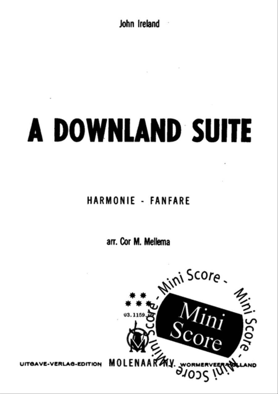A Downland Suite Concert Band scores gallery preview page 3