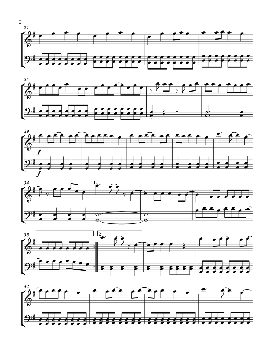 You Belong With Me String Duet scores gallery preview page 3