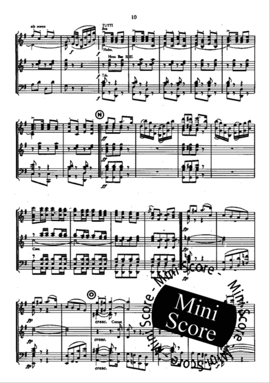 Die Fledermaus Concert Band scores gallery preview page 68
