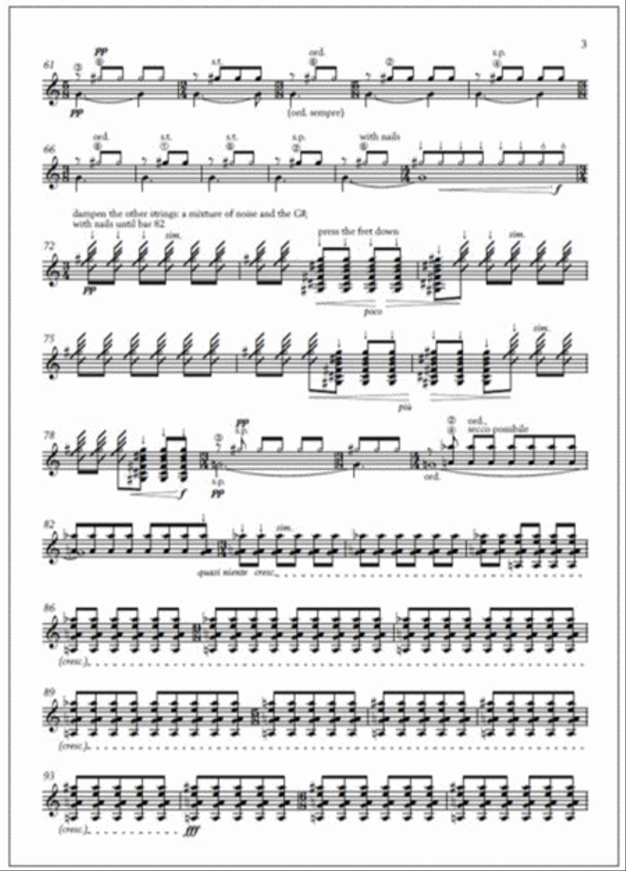 Balai for guitar Balai for guitar Acoustic Guitar scores gallery preview page 5