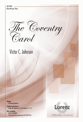 Book cover for The Coventry Carol