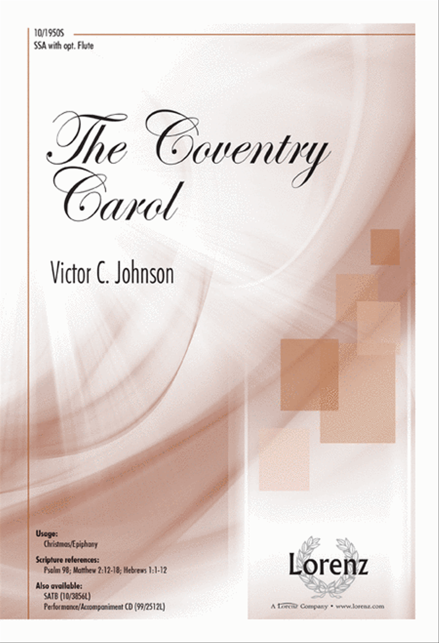 The Coventry Carol The Coventry Carol SSA scores gallery preview page 1