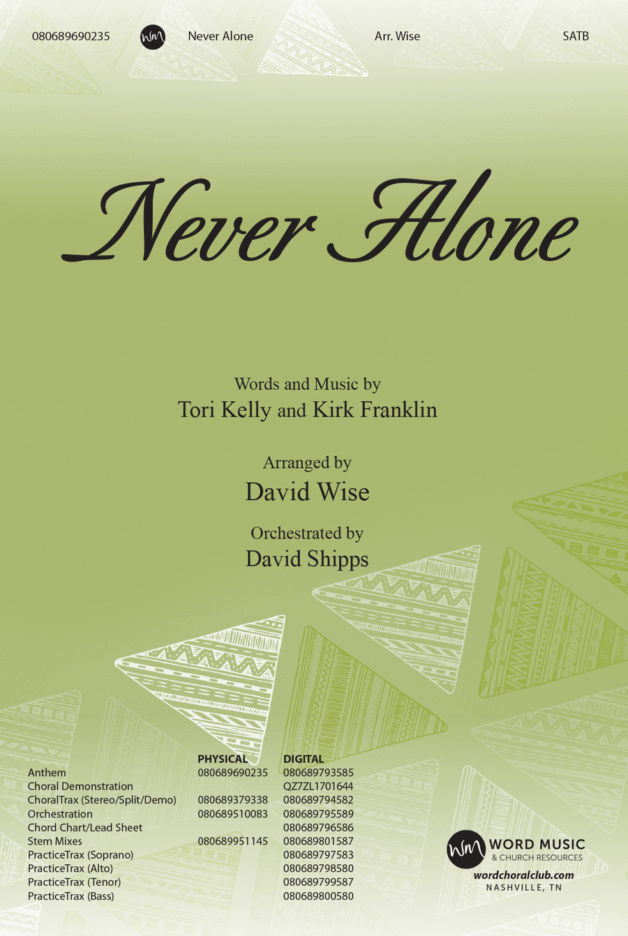 Never Alone - CD Choral Trax