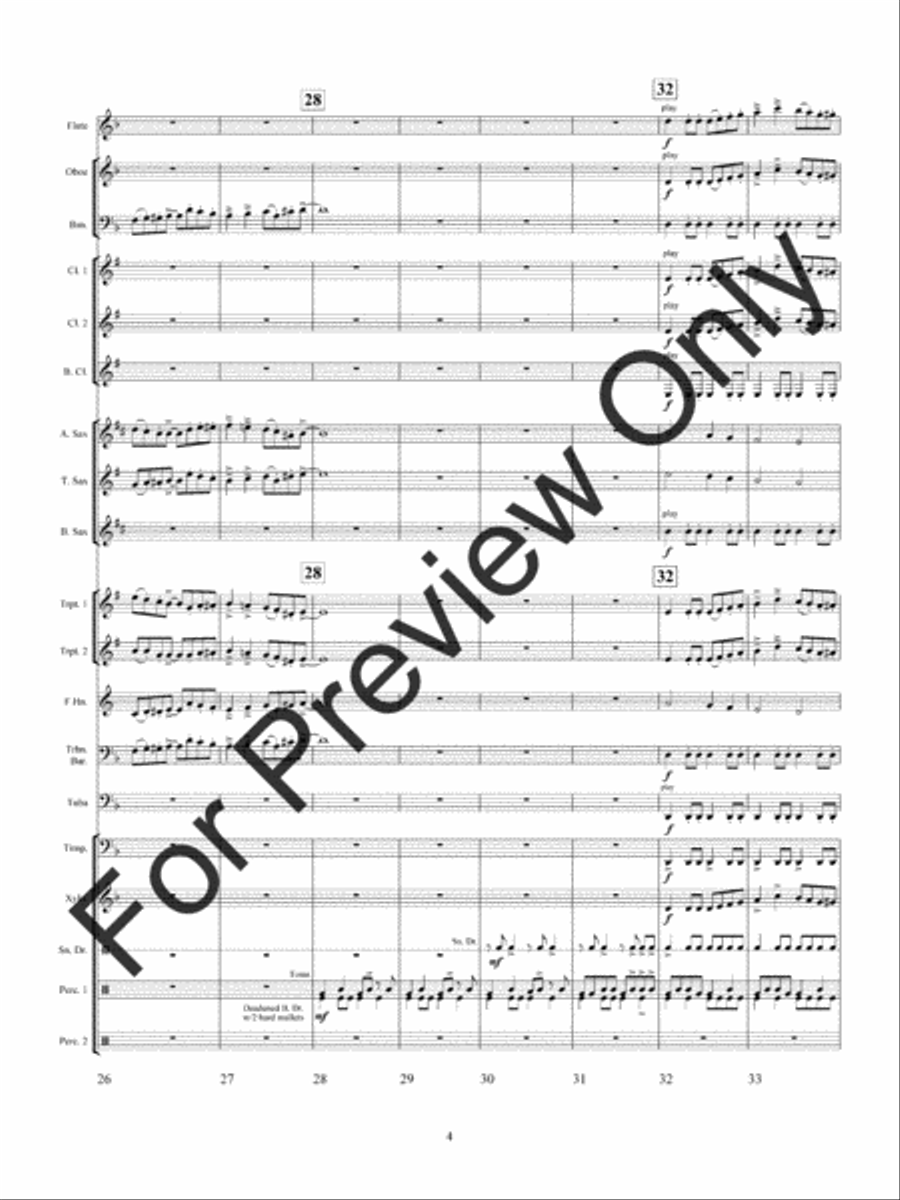 Wolf Dancers (Score) Concert Band scores gallery preview page 7