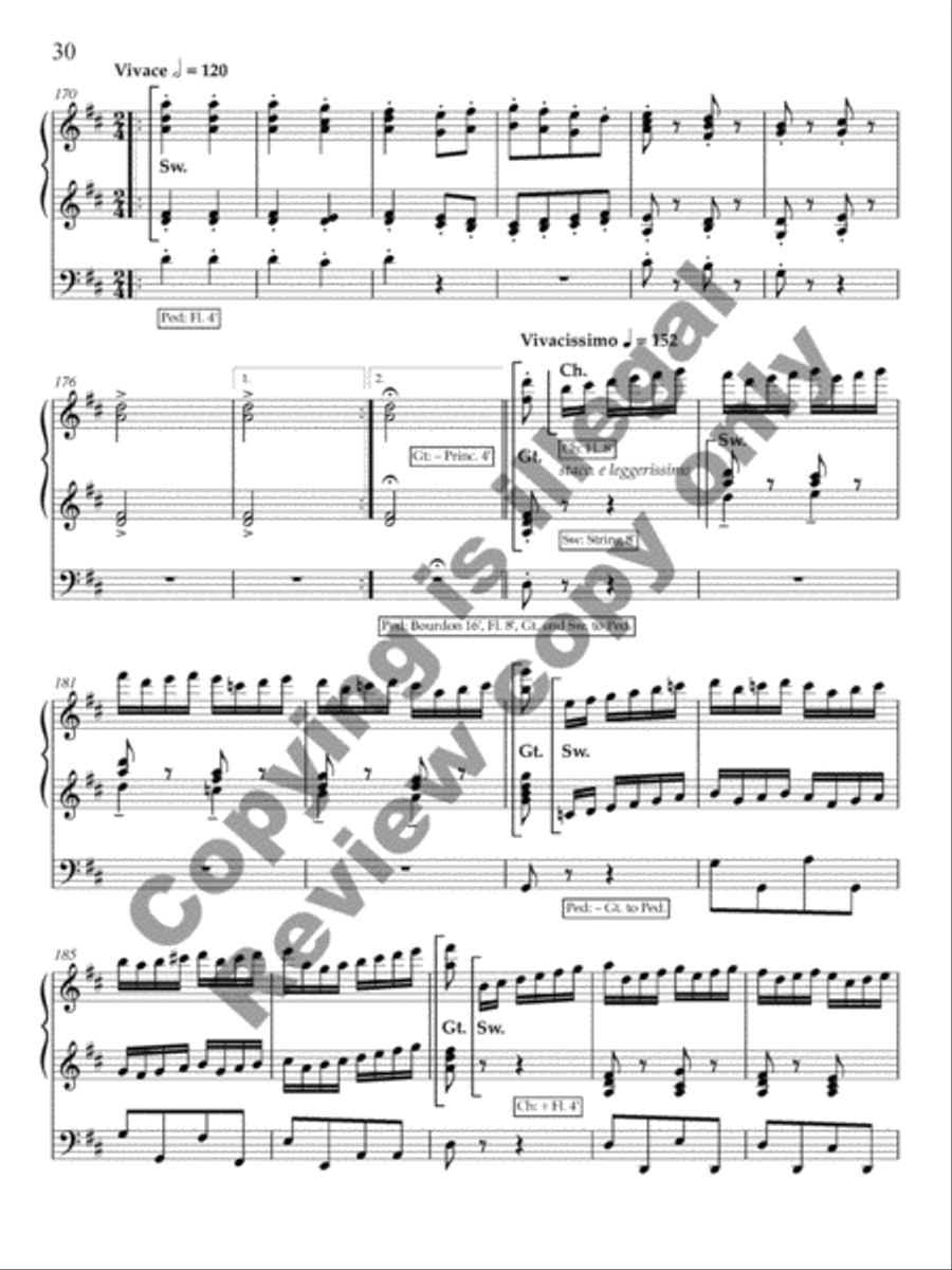 Ancient Airs and Dances, Suite No. 1 Organ Solo scores gallery preview page 51