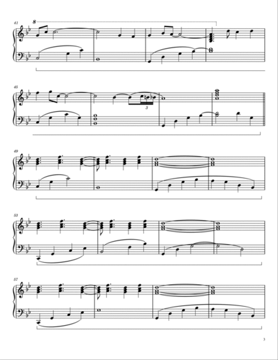 Persona5 The Animation Piano Solo scores gallery preview page 3