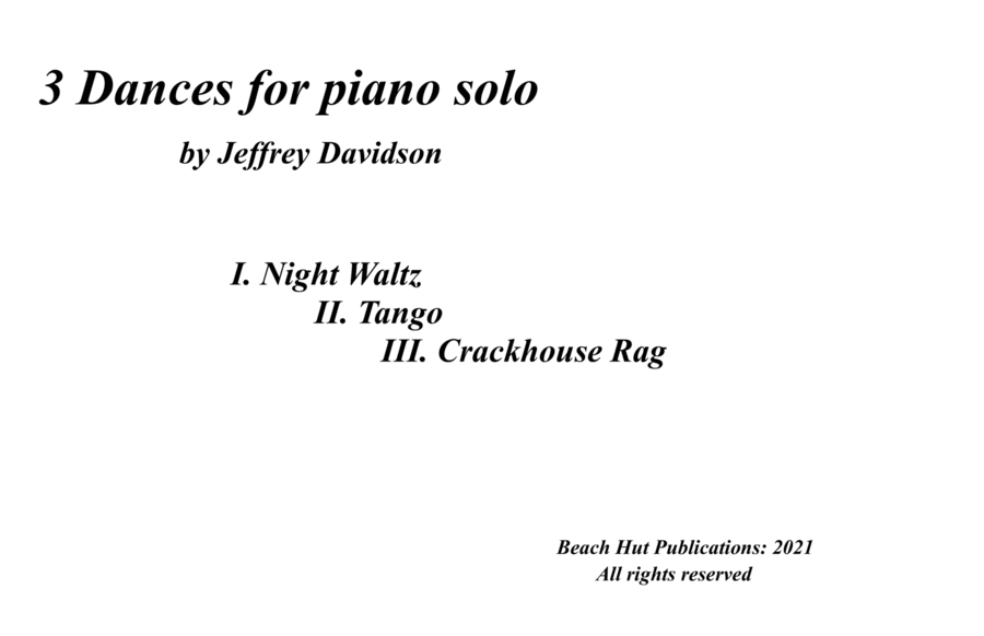 3 Dances for solo piano image number null