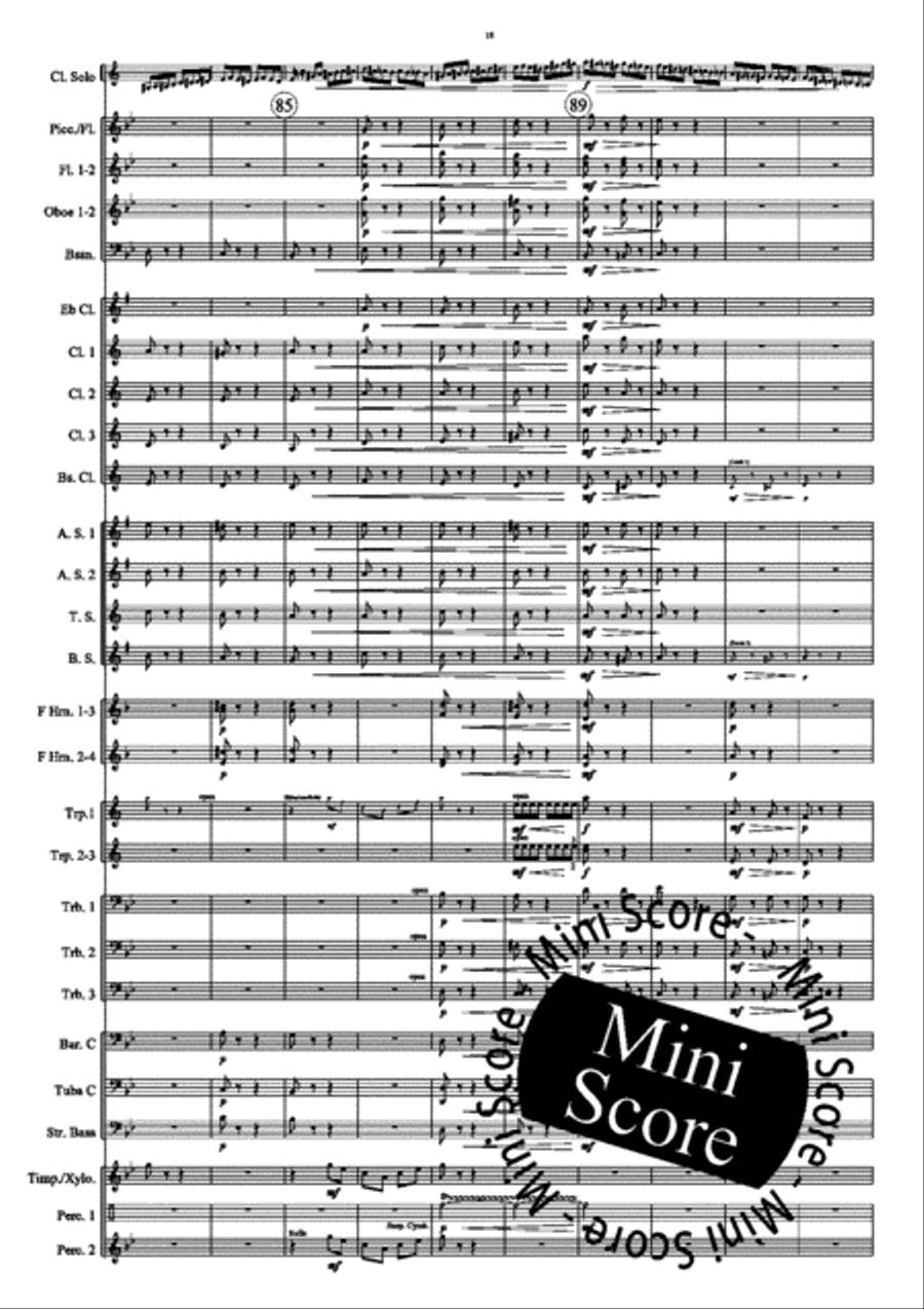 The Flight of the Bumble Bee Concert Band scores gallery preview page 15