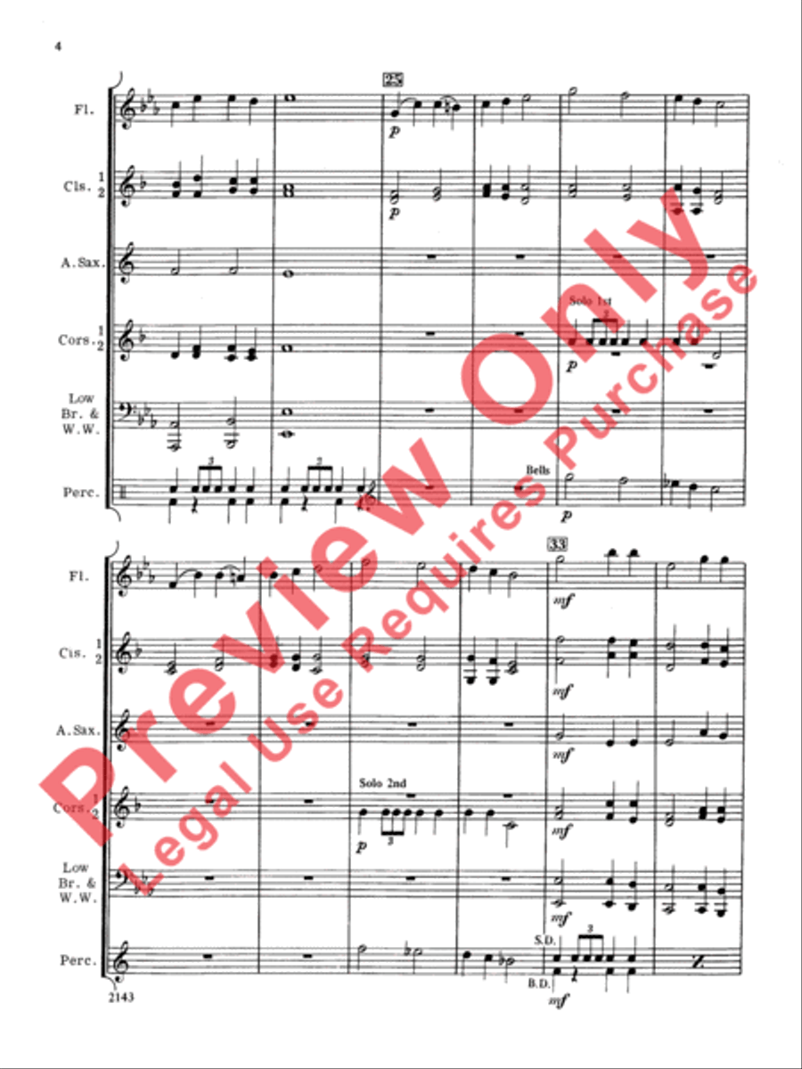 The Silver Scepter Concert Band scores gallery preview page 5