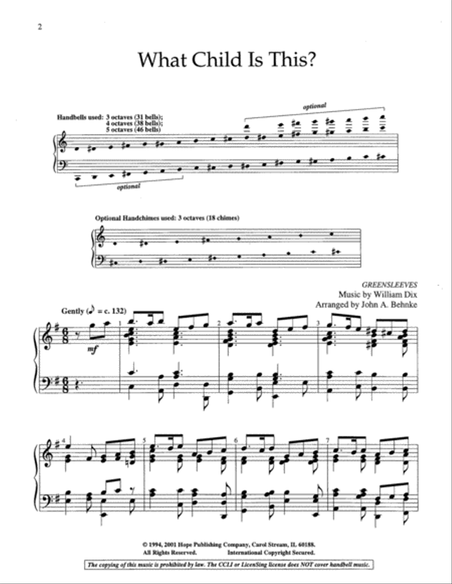 What Child is This? 5-Octaves scores gallery preview page 7