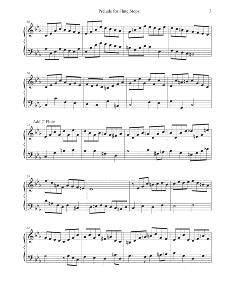 Prelude and Fughetta for Flute Stops by Mark Andersen