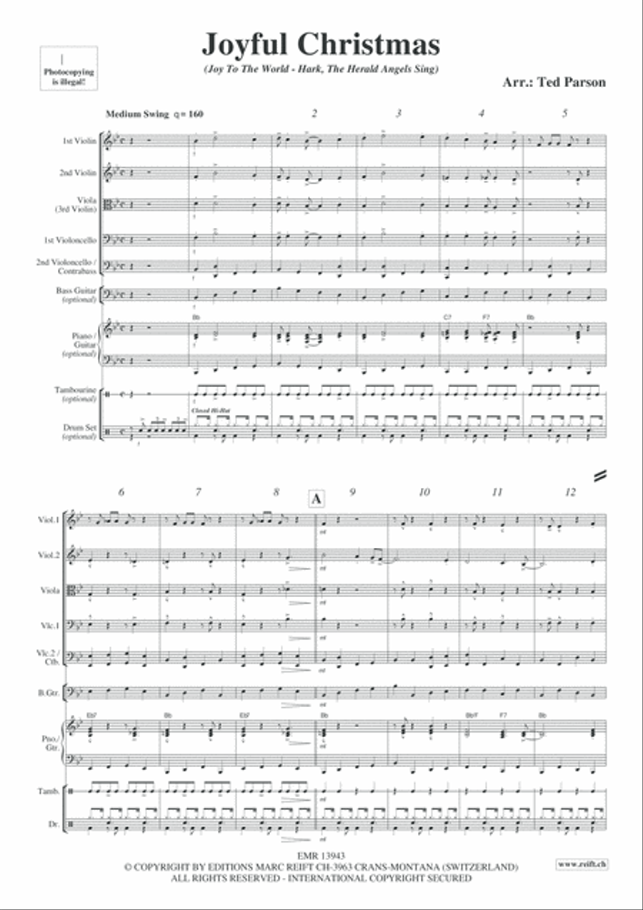 Joyful Christmas Joyful Christmas String Quintet scores gallery preview page 4