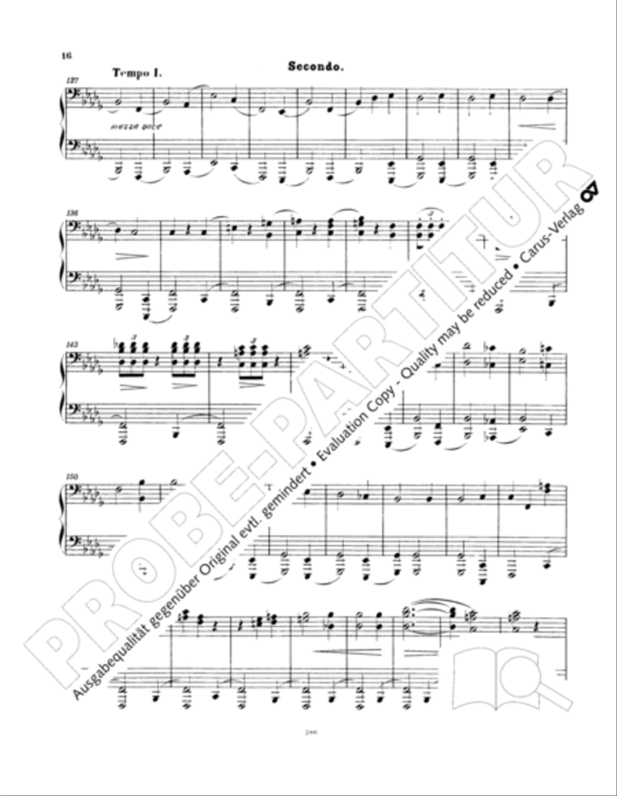 Ein Deutsches Requiem (German Requiem) Piano Duet scores gallery preview page 25