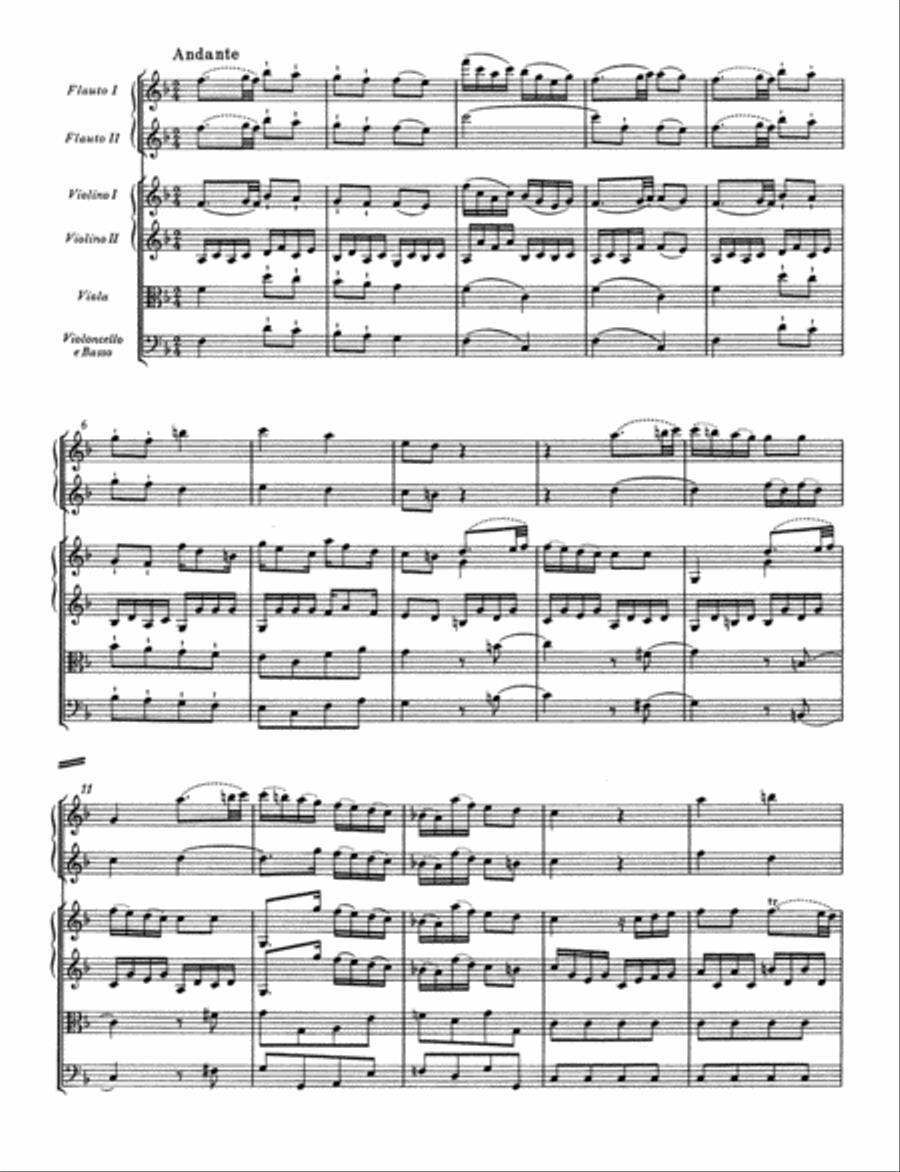 Symphony, No. 9 C major, KV 73(75a) Chamber Orchestra scores gallery preview page 3