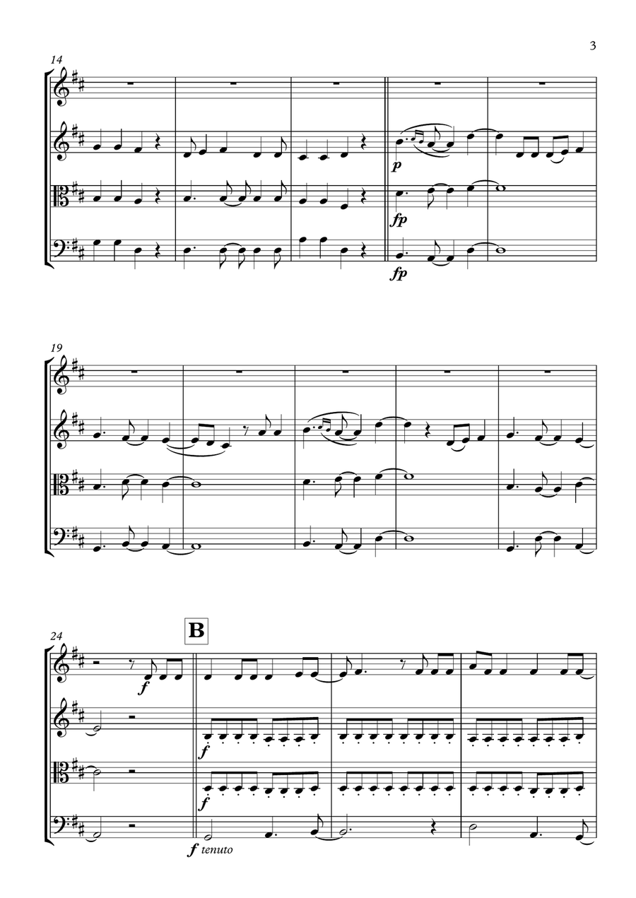 Without You String Quartet scores gallery preview page 3