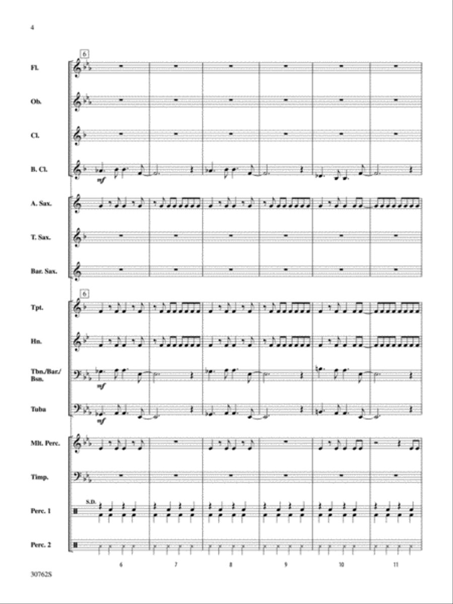 Let It Rock Concert Band scores gallery preview page 3