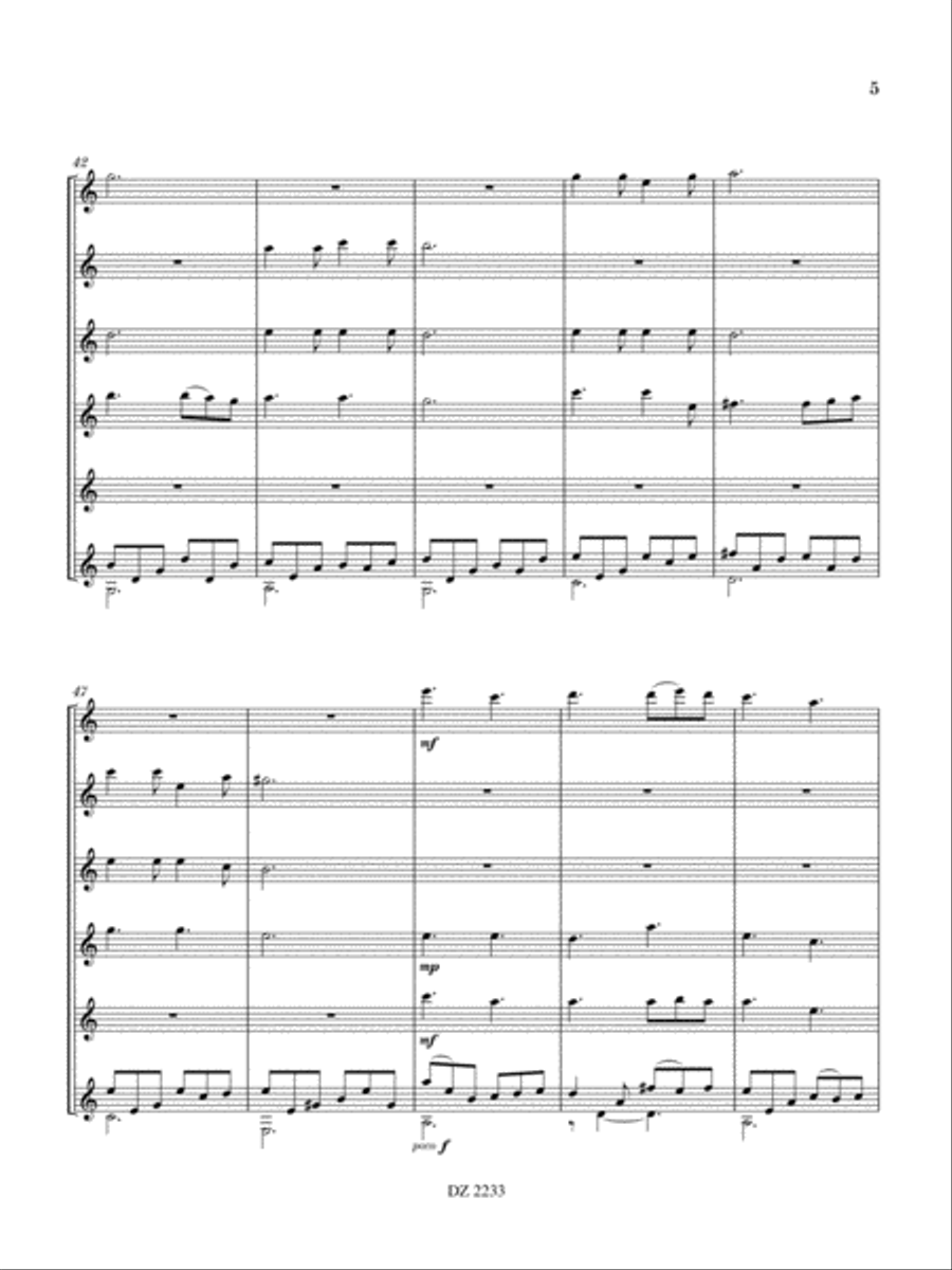 Aillte an Mhothair Aillte an Mhothair Guitar Ensemble scores gallery preview page 5