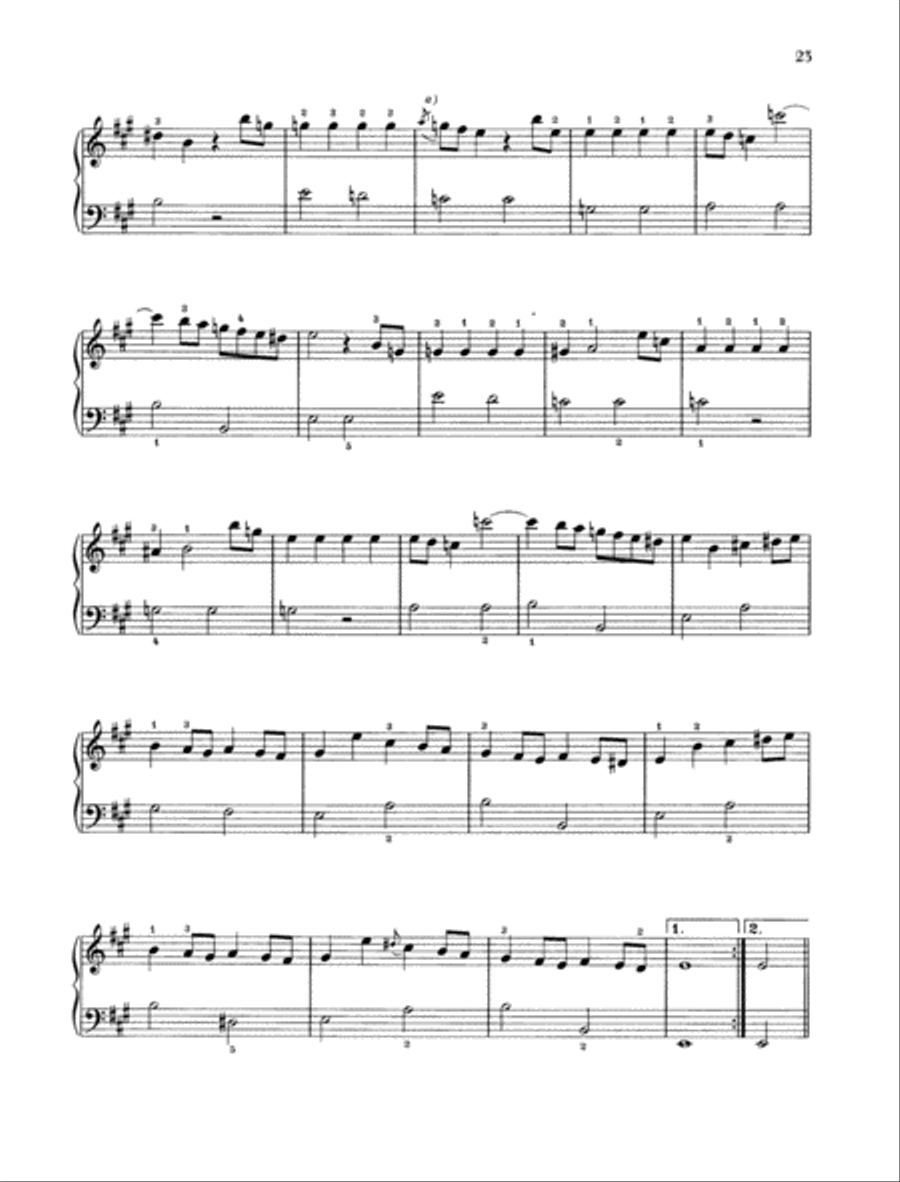 Sonata A major Piano Solo scores gallery preview page 2