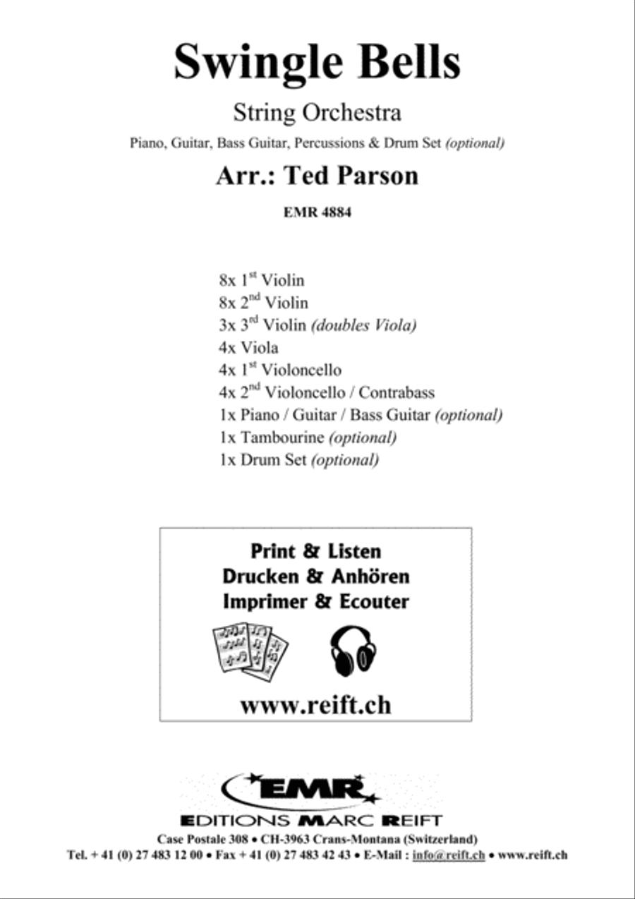 Swingle Bells Swingle Bells String Orchestra scores gallery preview page 2