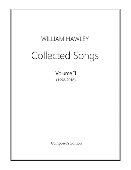 Collected Songs, Volume II (1998-2016) image number null
