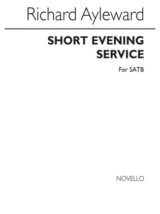 Book cover for Short Evening Service Satb