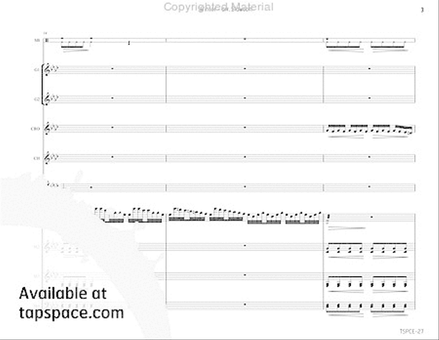 Winter Percussion Ensemble scores gallery preview page 8
