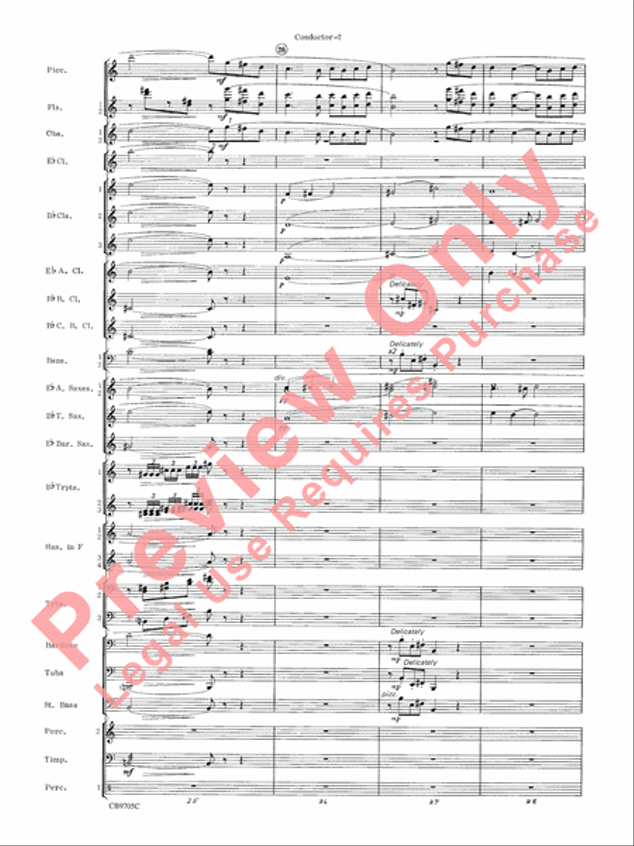 The Empire Strikes Back (Finale) Concert Band scores gallery preview page 10
