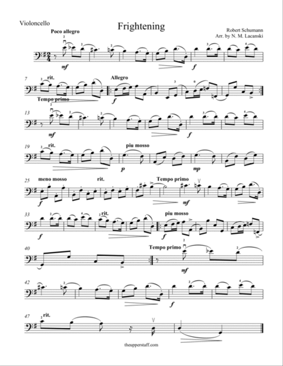 Frightening String Orchestra scores gallery preview page 2