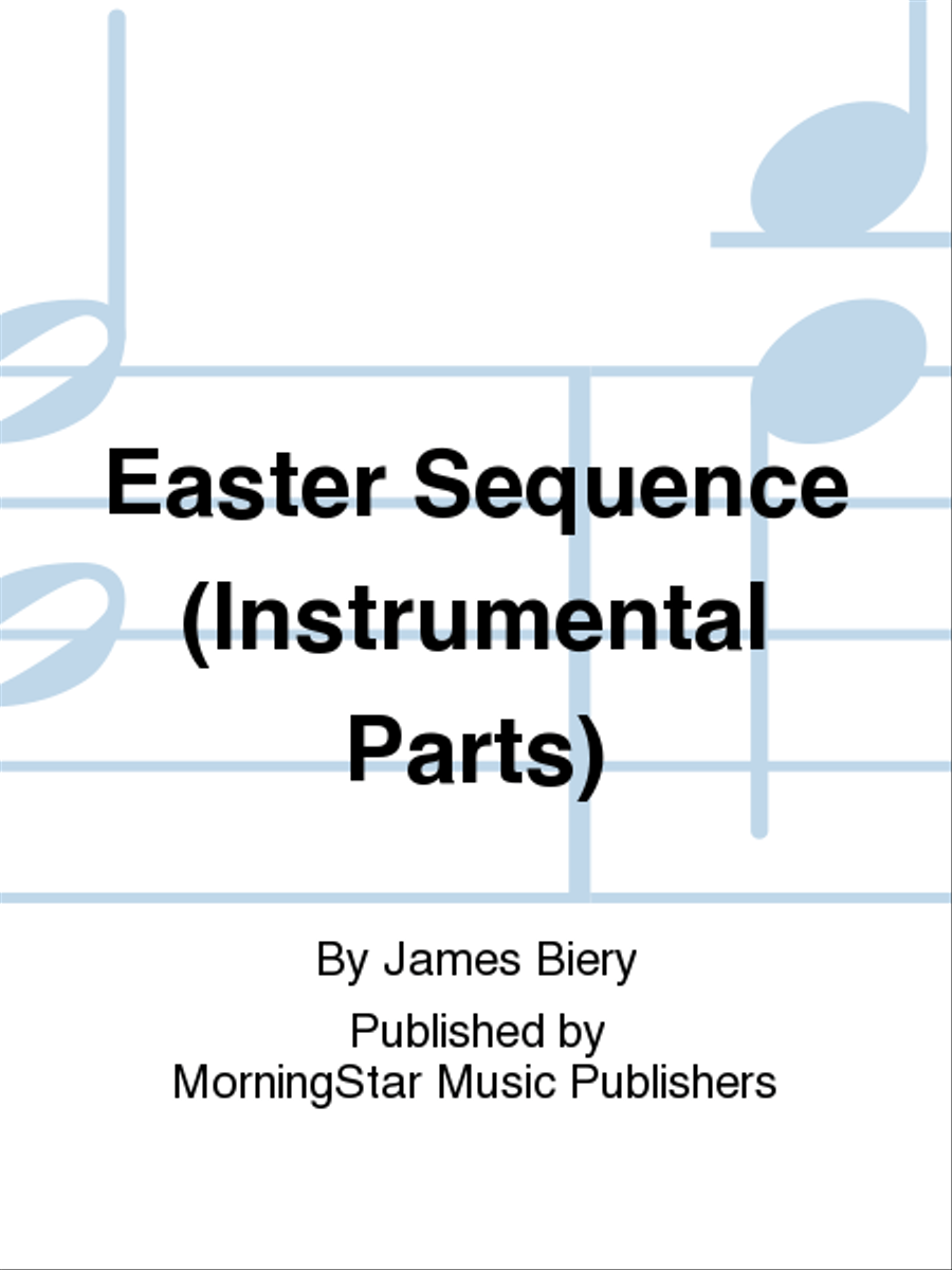 Easter Sequence (Instrumental Parts) Choir scores gallery preview page 1