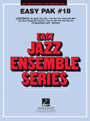 Book cover for Easy Jazz Ensemble Pak 18