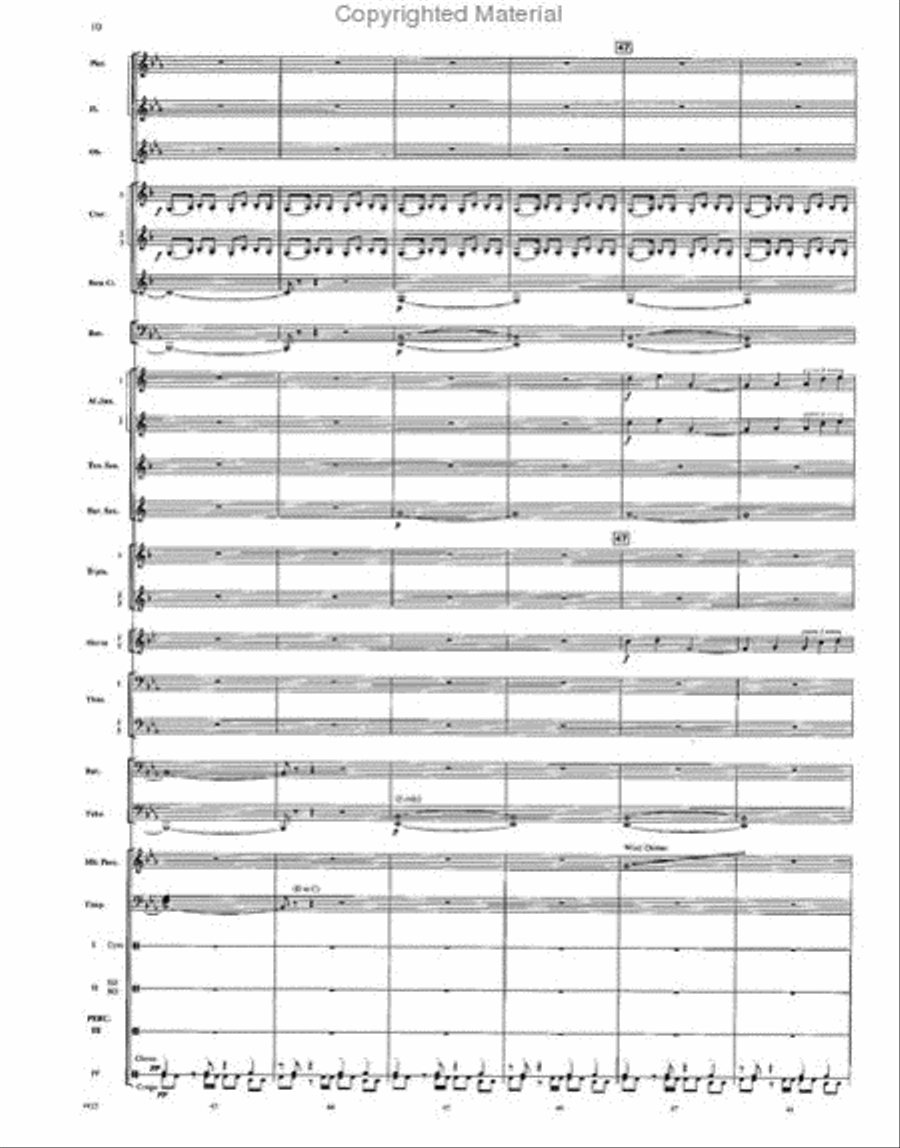 When Angels Weep Concert Band scores gallery preview page 9