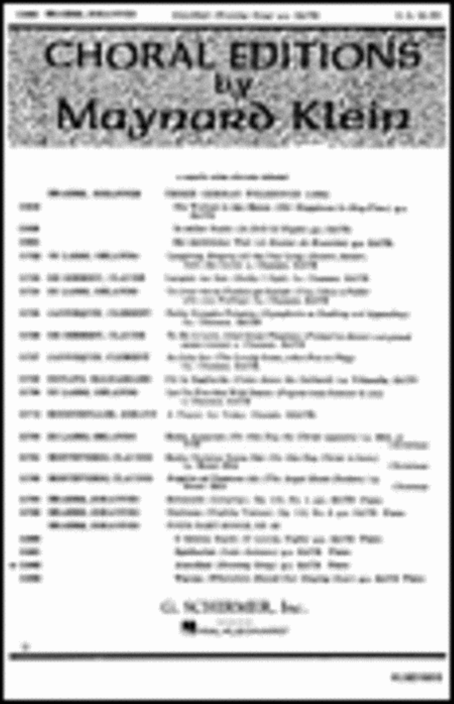 Abendlied No2 Op92 Piano Evening Song 4-Part scores gallery preview page 1