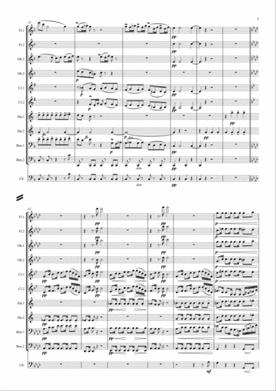 Dvorak: Serenade for Strings Op.22 Mvt. I - symphonic wind ensemble